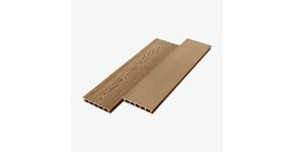 Террасная доска ДПК пустотелая UnoDeck Vintage 150×24 мм орех 3м