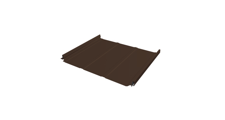 Кликфальц Pro Line Grand Line 0,5 Drap с пленкой на замках RAL 8017 шоколад