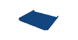 Кликфальц Pro Line Grand Line 0,5 Satin с пленкой на замках RAL 5005 сигнальный синий