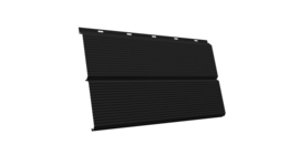 ЭкоБрус 0,345 Gofr GL 0.5 Satin RAL 9005 черный