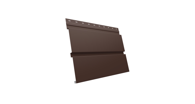 Квадро брус 0.5 Satin Мatt с пленкой RAL 8017 шоколад