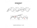 Профнастил Н60 x 845 A NormanMP ПЭ 01 РАЛ 5005 0,5 мм