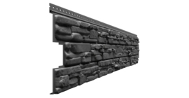 Сайдинг LUX под камень, Rocky, корунд