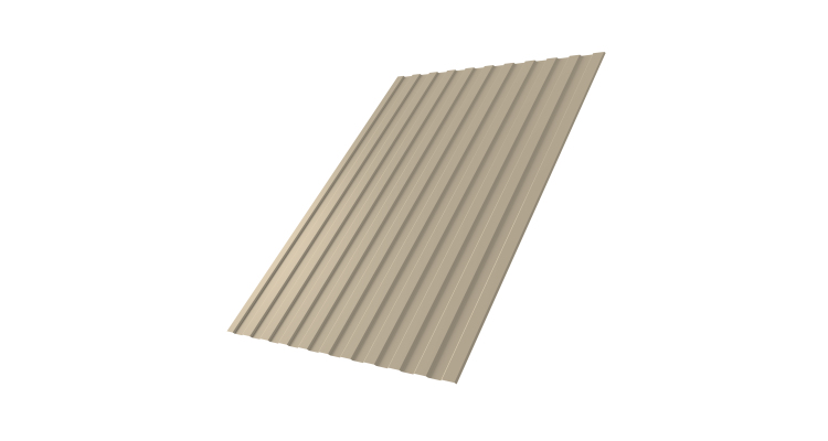 Профнастил С8А 0,5 Satin RAL 1015 светлая слоновая кость