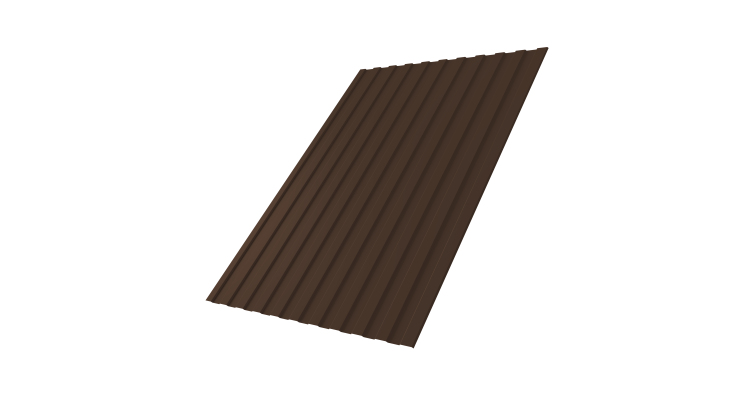 Профнастил С8А 0,45 Drap TX RAL 8017 шоколад