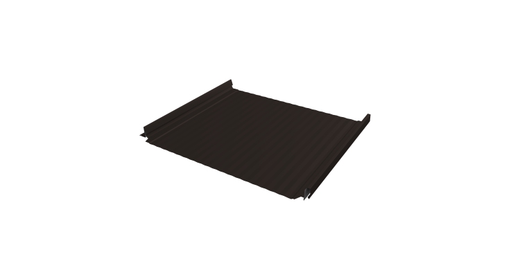 Кликфальц Pro Gofr Grand Line 0,5 Drap TX с пленкой на замках RR 32 темно-коричневый