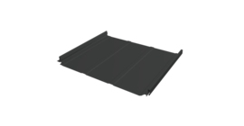 Кликфальц Pro Line Grand Line 0,45 PE с пленкой на замках RAL 7016 антрацитово-серый