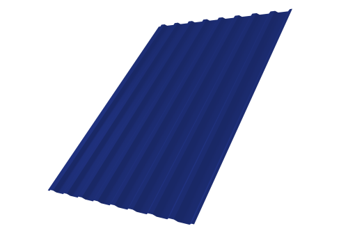 Профнастил С20В 0,45 PE RAL 5002 ультрамариново-синий