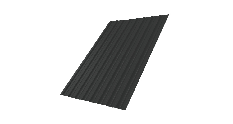 Профнастил С10A 0,5 Drap RAL 7016 антрацитово-серый