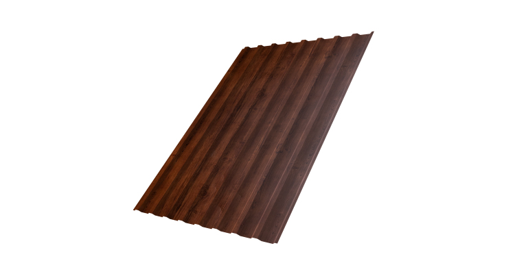 Профнастил С20B 0,45 Print Premium Cherry Wood Fresh TwinColor