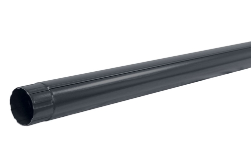 Труба круглая 90 мм, 3 м Мatt RAL 7024 мокрый асфальт