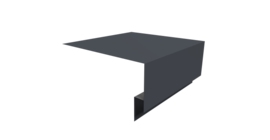 Планка околооконная сложная Блок-хаус new 250х75х27 0,45 Drap RAL 7024 мокрый асфальт (3м)