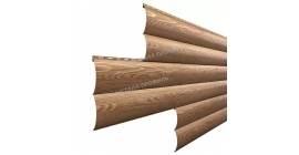 Сайдинг Металл Профиль Woodstock-Н-28х330 (ECOSTEEL_T-01-Кедр-0.5)
