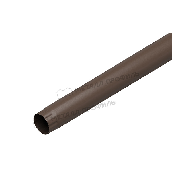 Труба водосточная Металл Профиль Foramina Freeze D100х2000 DarkBrown