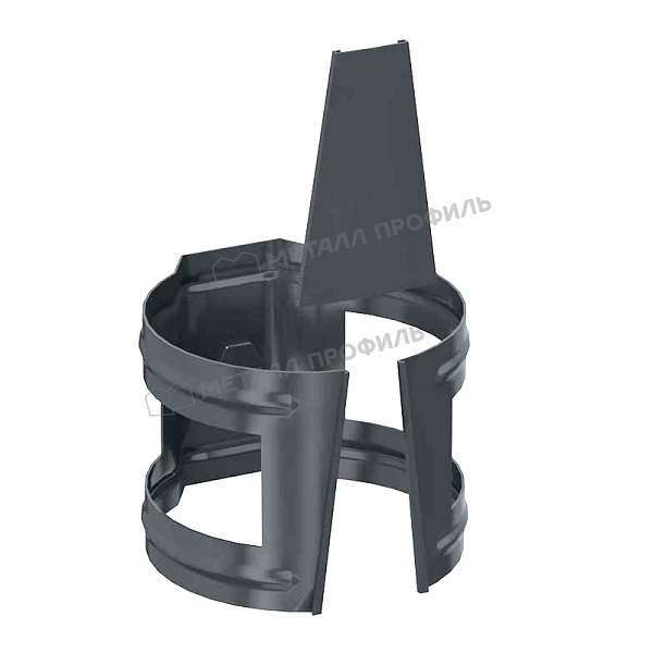 Держатель трубы (на кирпич) Металл Профиль GS lite D90 RAL 7024