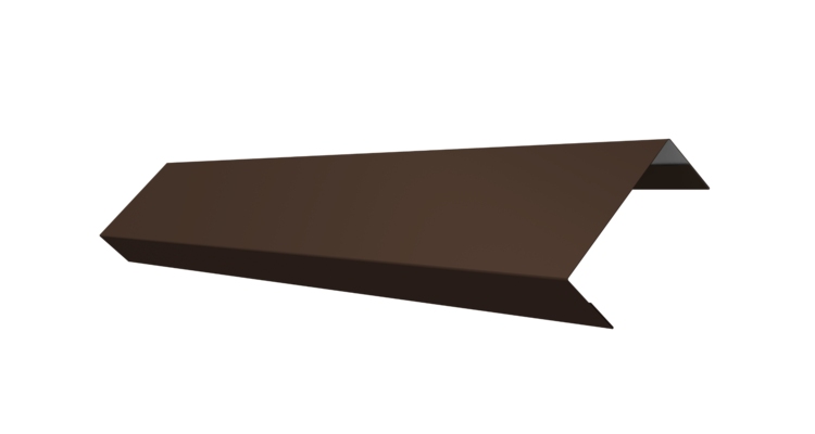 Ламель обратная 50 забора жалюзи Texas 0.45 Drap TR с пленкой RAL 8017 шоколад