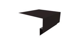 Планка околооконная сложная Экобрус Grand Line 200х75х25 0,45 Drap TX RAL 9005 черный (2м)