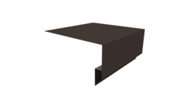 Планка околооконная сложная Экобрус Grand Line 200х75х25 0,5 Satin с пленкой RR 32 темно-коричневый (2м)