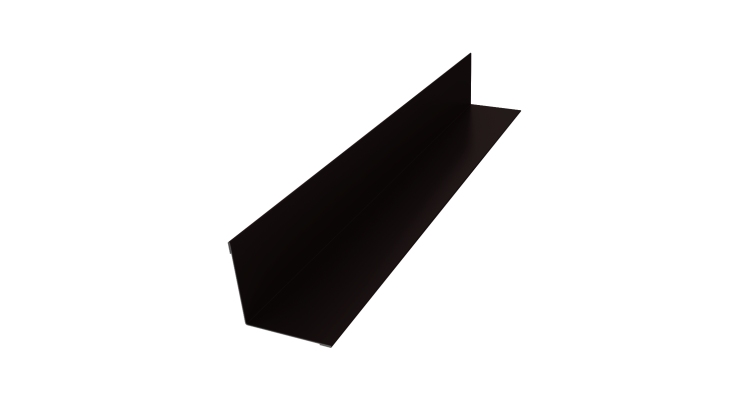 Угол внутренний 50х50 0,45 Drap ST RAL 9005 черный (3м)