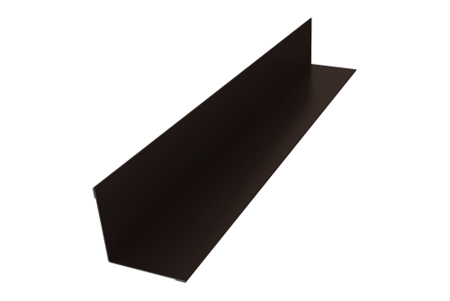 Угол внутренний 50х50 0,45 Drap TX RR 32 темно-коричневый (2м)