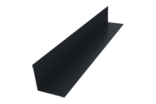 Угол внутренний 50х50 0,45 Drap TX RAL 7024 мокрый асфальт (2м)