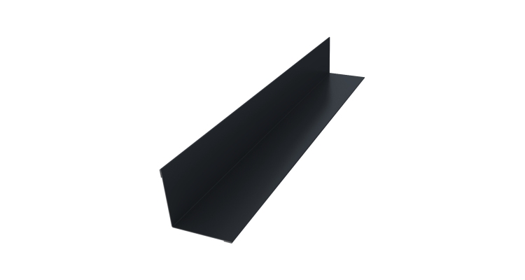 Угол внутренний 50х50 0,5 Satin Matt RAL 7024 мокрый асфальт (3м)