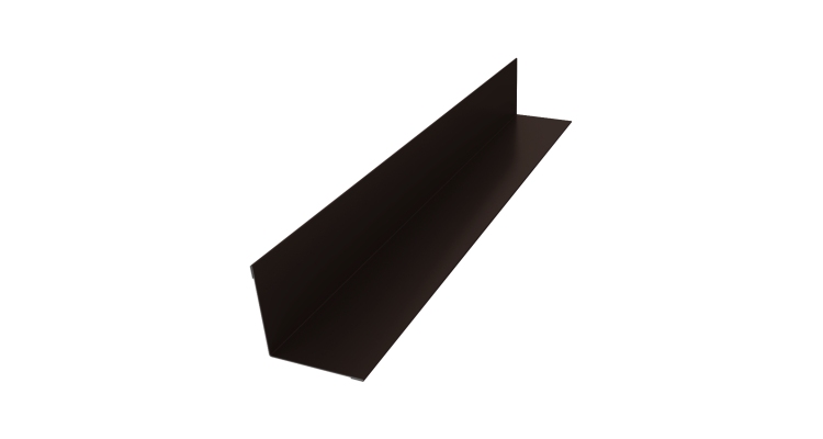 Угол внутренний 50х50 0,5 Drap TX RR 32 темно-коричневый (2м)