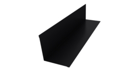 Угол внутренний 110х110 0,5 Drap TX RAL 9005 черный (2м)