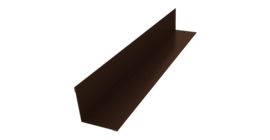 Угол внутренний 30х30 0,45 Drap TwinColor RAL 8017 шоколад (2м)