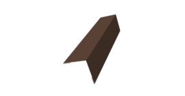 Угол внешний 50х50 0,5 Satin с пленкой RAL 8017 шоколад (2м)