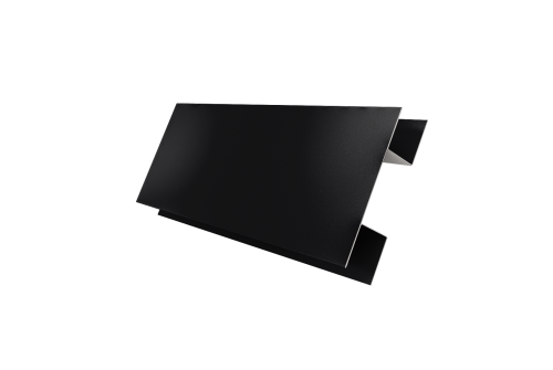 Планка H-образная стыковочная сложная 0,5 Satin Matt RAL 9005 черный (3м)