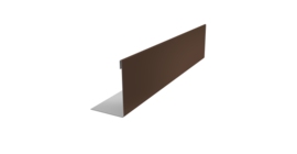 Нащельник 150 Texas 25х35 0,45 Drap ST RAL 8017 шоколад (L1,5)