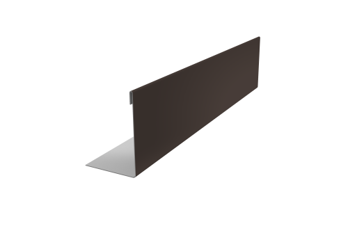 Нащельник 125 Texas 25х35 0,45 Drap TX RR 32 темно-коричневый (L1,5)