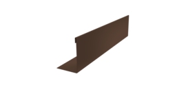 Нащельник 150 Texas 25х35 0,45 Drap TwinColor RAL 8017 шоколад (L1,8)