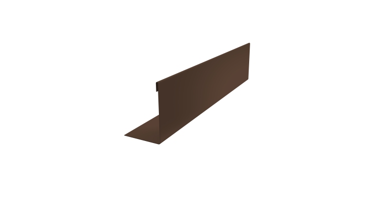 Нащельник 150 Texas 25х35 0,5 Velur X RAL 8017 шоколад (L1,5)