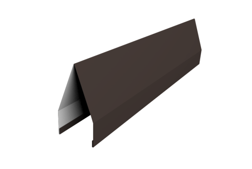 Ламель забора жалюзи Tokyo 0,5 Drap с пленкой RR 32 темно-коричневый