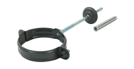 Хомут трубы GL PU Matt 90 мм RAL 7024 мокрый асфальт