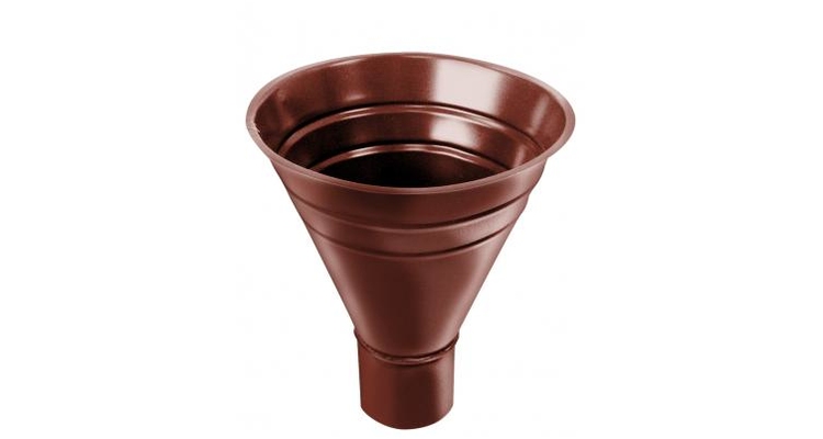 Воронка водосборная, PU 250/90 мм RAL 8004 терракота