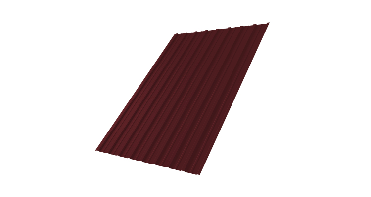 Профнастил С10A 0.7 PE RAL 3005 красное вино